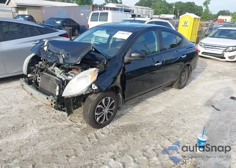 2014 Nissan Versa 1.6 Sv из США, поврежденный, VIN 3N1CN7AP6EL810040